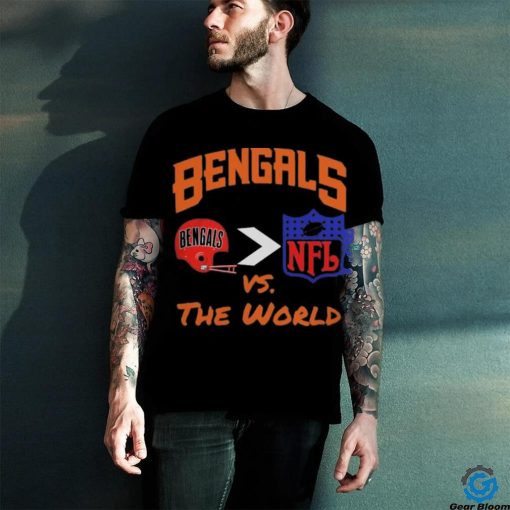 Bengals helmets vs the world NFL Shirt