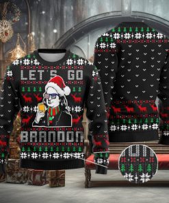 Benjamin Let’s Go Brandon Ugly Xmas Sweater FJB 3D Christmas Sweater