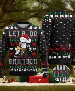 Benjamin Let’s Go Brandon Ugly Xmas Sweater FJB 3D Christmas Sweater