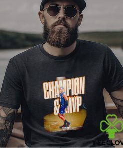 Bennedict Mathurin Champion and MVP poster shirt