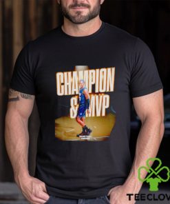 Bennedict Mathurin Champion and MVP poster shirt