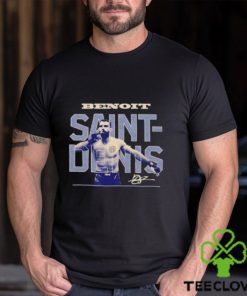 Benoit Saint Denis Ufc Bitmap Retro Signature T Shirt