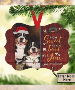 Bernese Mountain Personalized Ornament