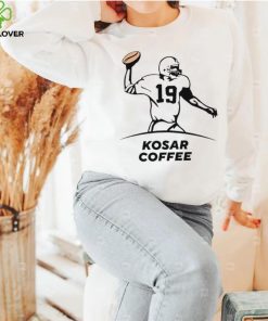 Bernie Kosar Wearing Kosar Coffee Shirt