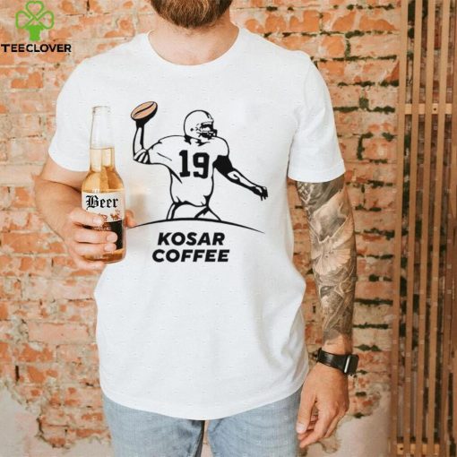 Bernie Kosar Wearing Kosar Coffee Shirt