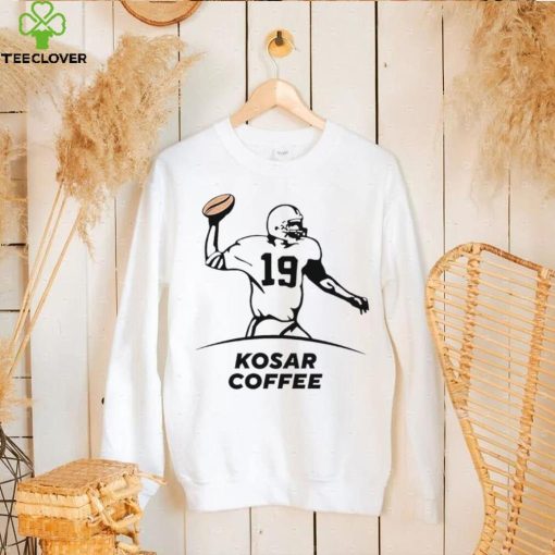 Bernie Kosar Wearing Kosar Coffee Shirt