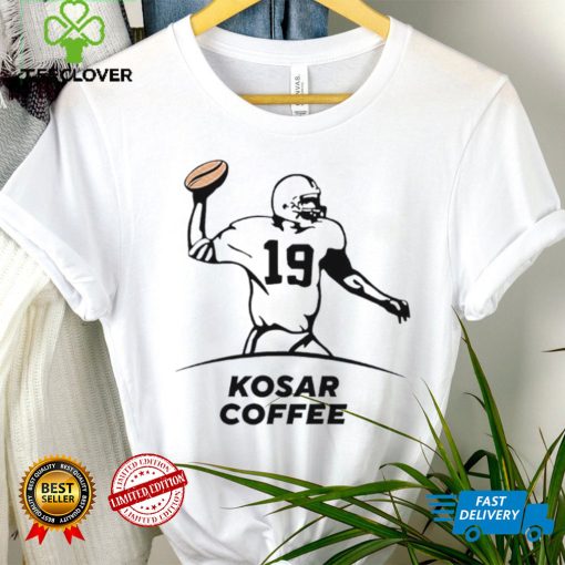 Bernie Kosar Wearing Kosar Coffee Shirt