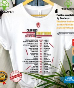 Best Bluecoats change is everything 2024 tour shirt