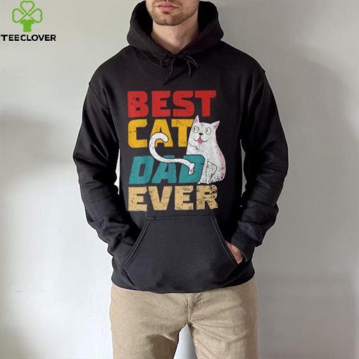 Best Cat Dad Ever Cat Dad Cat Lover Father Day Vintage T Shirt