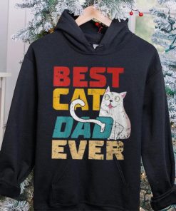 Best Cat Dad Ever Cat Dad Cat Lover Father Day Vintage T Shirt