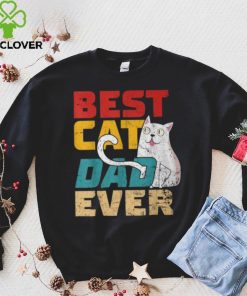 Best Cat Dad Ever Cat Dad Cat Lover Father Day Vintage T Shirt