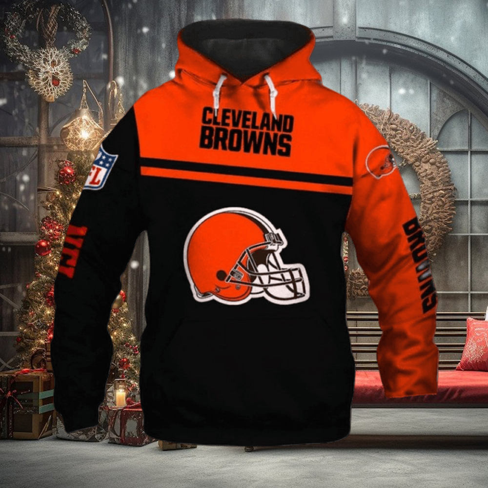 Best Cleveland Browns 3D Skull Zip Hoodie Best Cleveland Browns 3D Skull Zip Hoodie