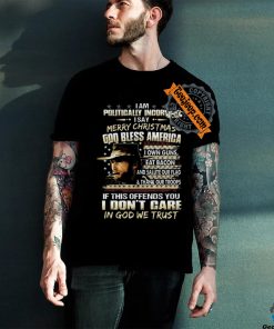 Best Clint eastwood god bless america in god we trust American flag shirt