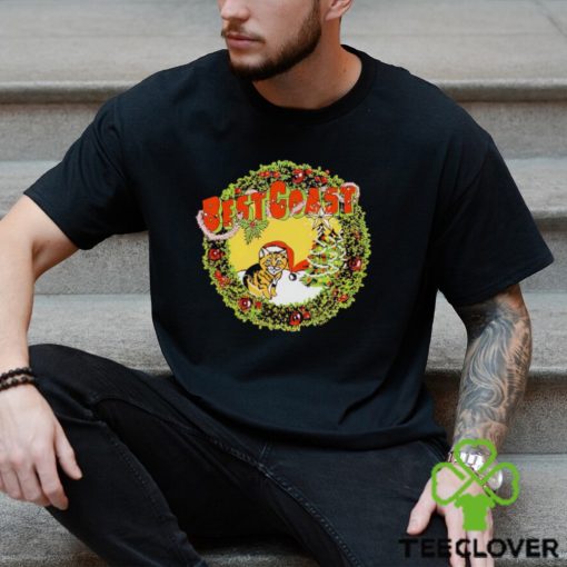 Best Coast Santa Snacks Christmas shirt