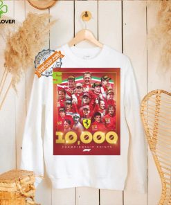 Best Congratulations to scuderia ferrari the first f1 team to reach 10000 championship points home decor poster hoodie, sweater, longsleeve, shirt v-neck, t-shirt