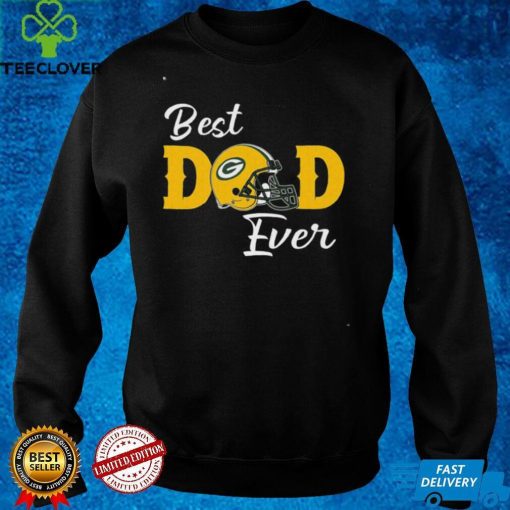 Best Dad Ever NFL Shirt, Green Bay Packers NFL Logo Team Shirt,NFL Dad Shirt