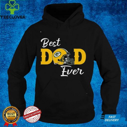 Best Dad Ever NFL Shirt, Green Bay Packers NFL Logo Team Shirt,NFL Dad Shirt