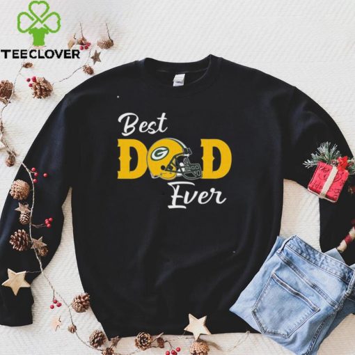 Best Dad Ever NFL Shirt, Green Bay Packers NFL Logo Team Shirt,NFL Dad Shirt