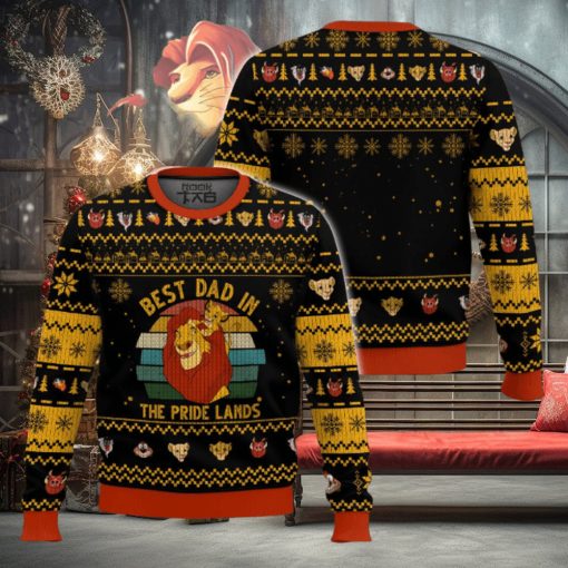 Best Dad In The Pride Lands The Lion King Ugly Sweater