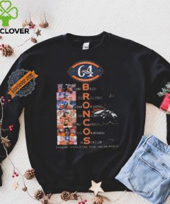 Best Denver broncos 1960 2024 signature thank you for the memories shirt 1 Best Denver broncos 1960 2024 signature thank you for the memories shirt