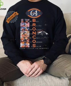 Best Denver broncos 1960 2024 signature thank you for the memories shirt 2 Best Denver broncos 1960 2024 signature thank you for the memories shirt