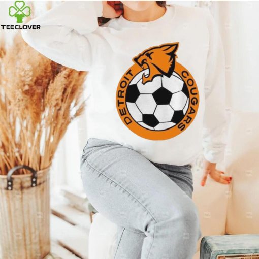 Best Detroit Cougars Soccer Vintage Logo T hoodie, sweater, longsleeve, shirt v-neck, t-shirt