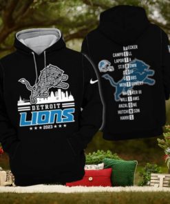 Best Detroit Lions Nfc North Champions 2023 3d Hoodie