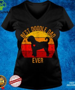 Best Doodle Dad Ever Vintage Retro Shirt