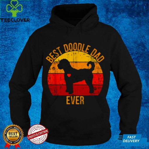 Best Doodle Dad Ever Vintage Retro Shirt