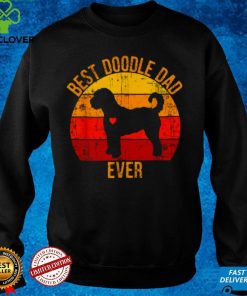 Best Doodle Dad Ever Vintage Retro Shirt