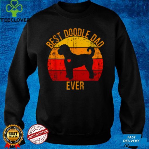 Best Doodle Dad Ever Vintage Retro Shirt