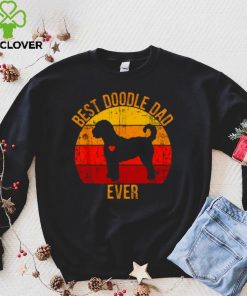 Best Doodle Dad Ever Vintage Retro Shirt