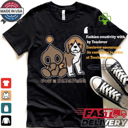 Best Friends Chocola Chao And Dog T shirt