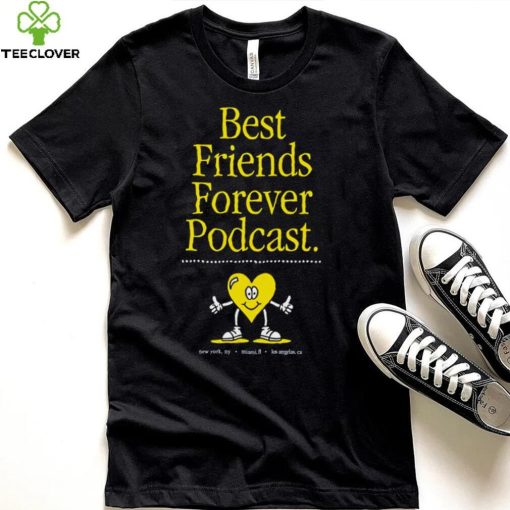 Best Friends Forever Podcast heart hoodie, sweater, longsleeve, shirt v-neck, t-shirt