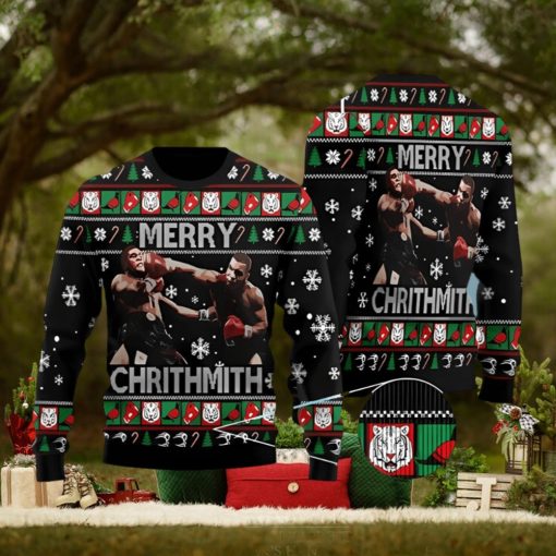 Best Gift 2023 Mike Tyson Ugly Christmas Sweater