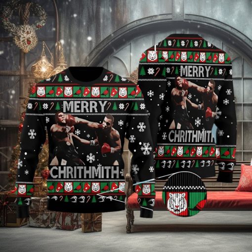 Best Gift 2023 Mike Tyson Ugly Christmas Sweater