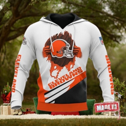 Best Hoodie 3D For Men Cleveland Browns Graphic Gift