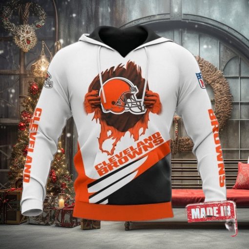 Best Hoodie 3D For Men Cleveland Browns Graphic Gift