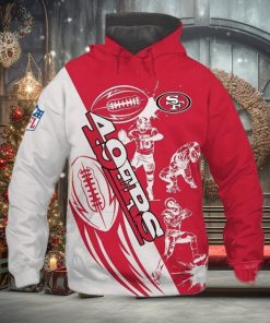 Best Hoodie For Men San Francisco 49ers Cartoon Player 3D Hoodie