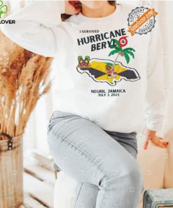 Best I survived hurricane beryl jamaica vacation shirt