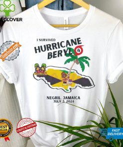Best I survived hurricane beryl jamaica vacation shirt