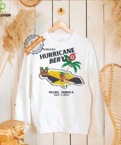 Best I survived hurricane beryl jamaica vacation shirt