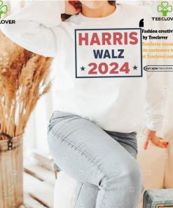 Best Kamala harris vp tim walz president 2024 double sided rally shirt