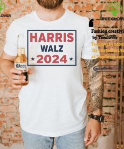 Best Kamala harris vp tim walz president 2024 double sided rally shirt