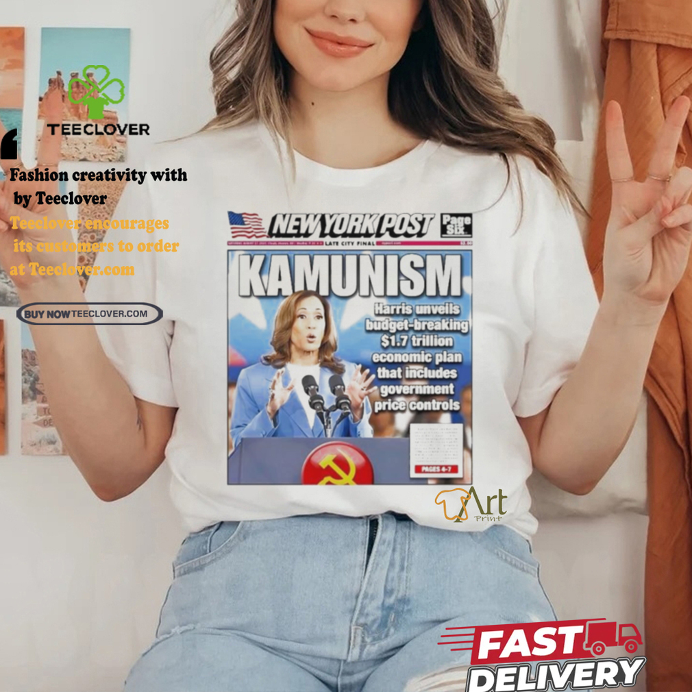 Best Kamunism Harris Unveils Budget Breaking 1.7 Trillion Economic Plan That Includes Government Price Controls T shirt Best Kamunism Harris Unveils Budget Breaking 1.7 Trillion Economic Plan That Includes Government Price Controls T shirt