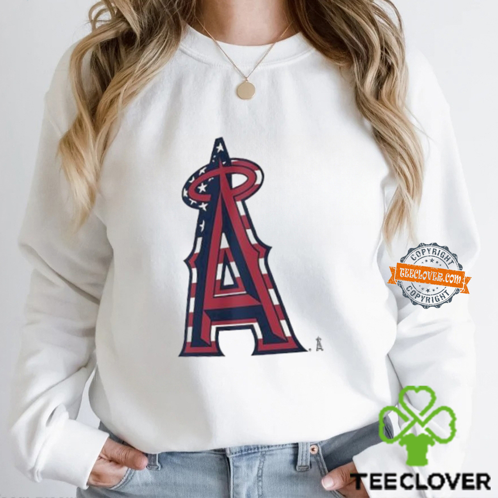 Best Los Angeles Angels A logo x Flag of the United States shirt Best Los Angeles Angels A logo x Flag of the United States shirt