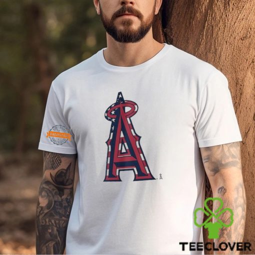 Best Los Angeles Angels A logo x Flag of the United States shirt