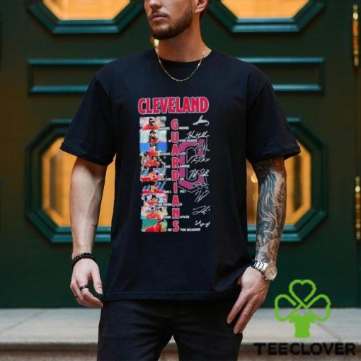 Best MLB Cleveland Guardians All Team Members Signatures 2024 Shirt