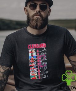 Best MLB Cleveland Guardians All Team Members Signatures 2024 Shirt