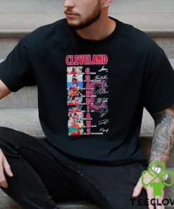 Best MLB Cleveland Guardians All Team Members Signatures 2024 Shirt